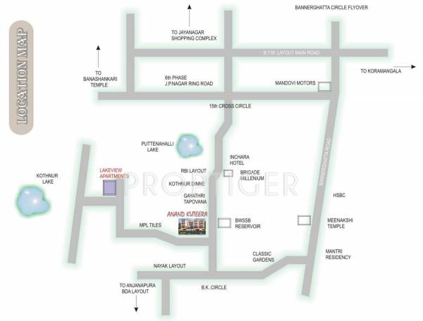 Images for Location Plan of Flora n Flora Anand Kuteera