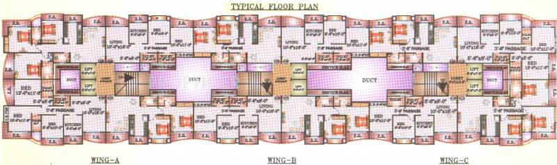 Images for Cluster Plan of Leena Bhairav Residency