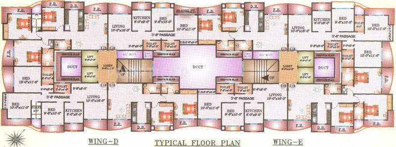 Images for Cluster Plan of Leena Bhairav Residency