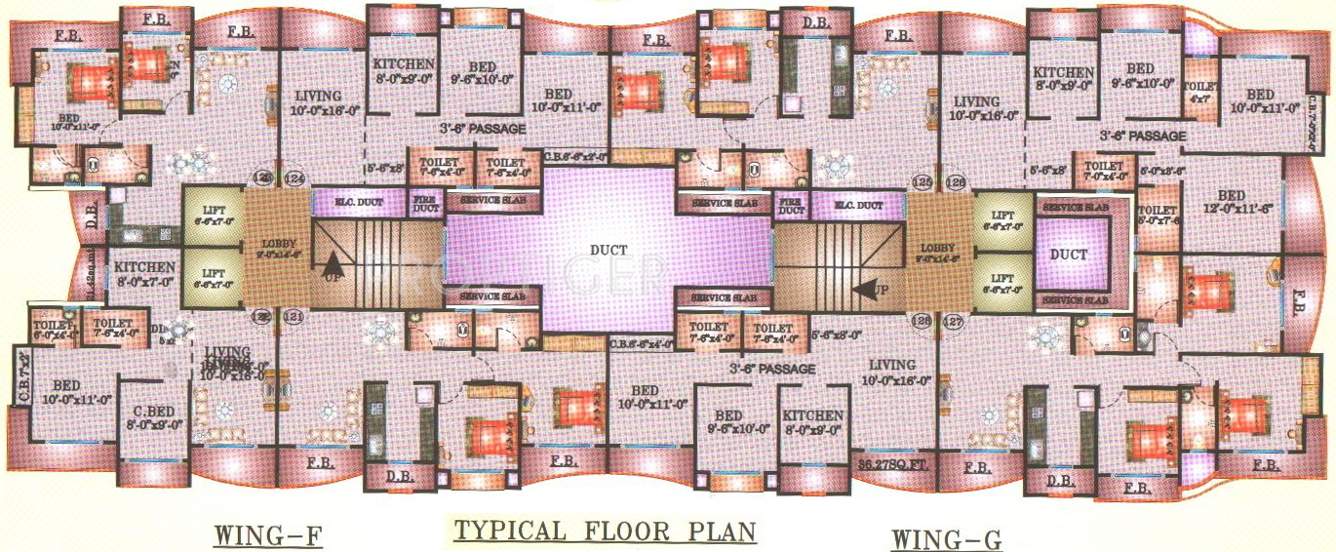 Images for Cluster Plan of Leena Bhairav Residency
