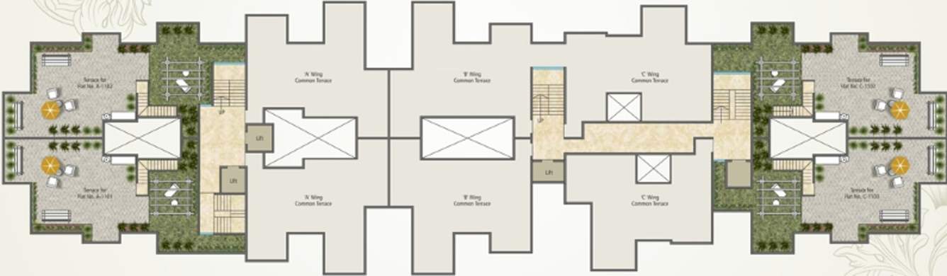  antariksha apartment Antariksha Apartment Cluster Plan
