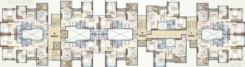  antariksha-apartment Antariksha Apartment Cluster Plan
