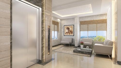  antariksha-apartment Living Area