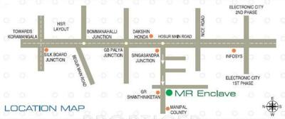  enclave Images for Location Plan of MR Developers MR Enclave