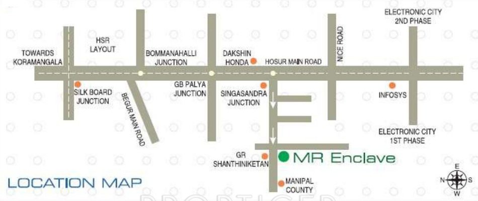 enclave Images for Location Plan of MR Developers MR Enclave