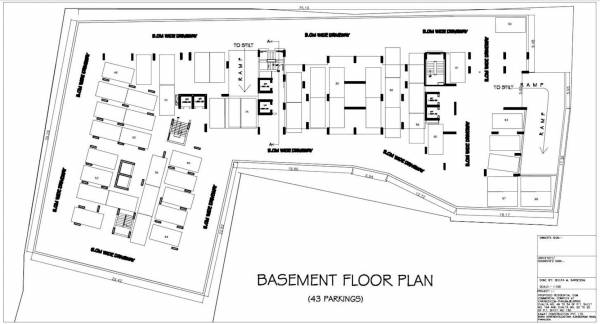  galaxy Block 2 To Block 4 Cluster Plan For Basement Floor