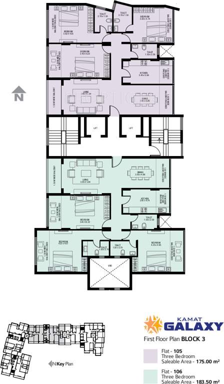 galaxy Images for Cluster Plan of Kamat Construction Pvt Ltd Galaxy