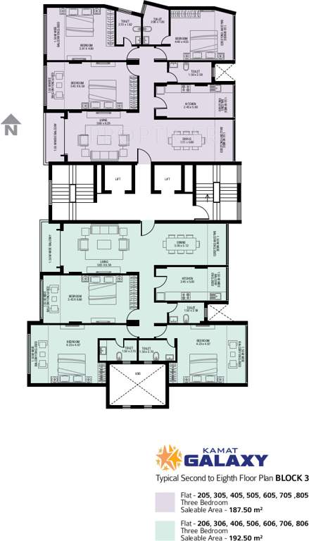 galaxy Images for Cluster Plan of Kamat Construction Pvt Ltd Galaxy
