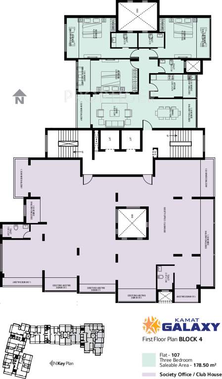 galaxy Images for Cluster Plan of Kamat Construction Pvt Ltd Galaxy