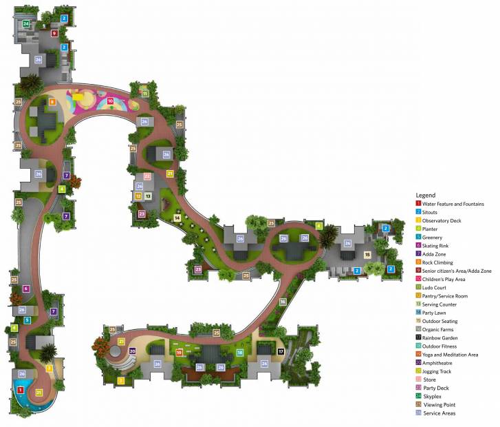  suburbia Images for Site Plan of Siddha Suburbia