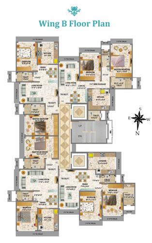 Images for Cluster Plan of Geoprenuer Mayur Residencies