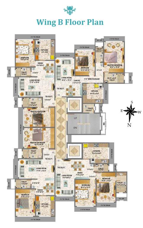 Images for Cluster Plan of Geoprenuer Mayur Residencies