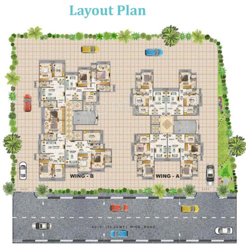 Images for Layout Plan of Geoprenuer Mayur Residencies