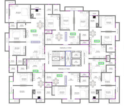Images for Cluster Plan of Nirmala Nirmala Tower Images for Cluster Plan of Nirmala Nirmala Tower