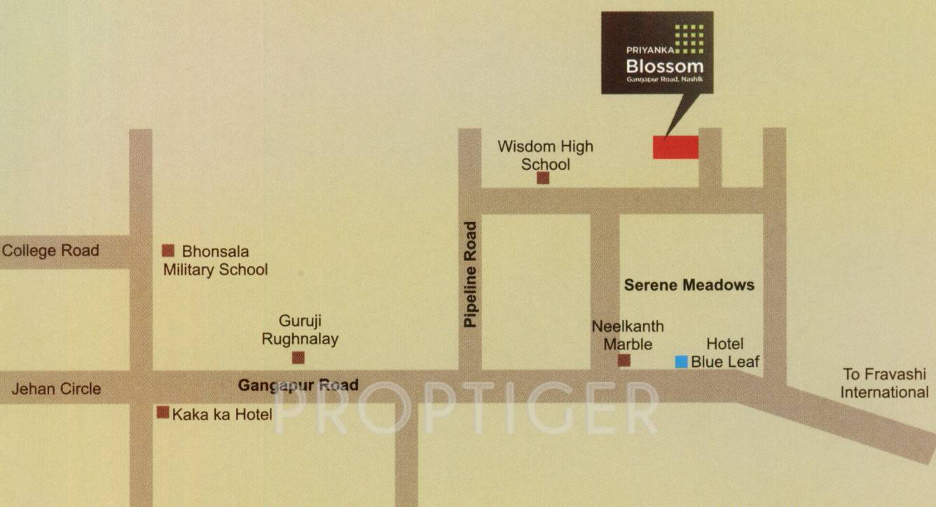 Images for Location Plan of Dhatrak Priyanka Blossom