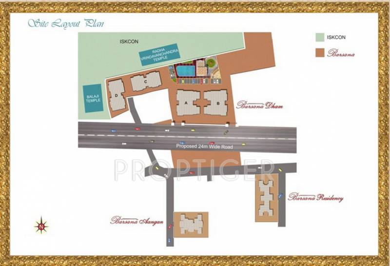 Images for Site Plan of Vrindavan Realtors Barsana Enclave