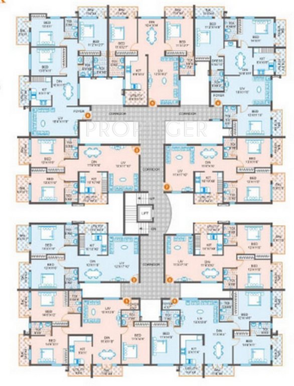 Images for Cluster Plan of PROPZONE Harsha Landmark