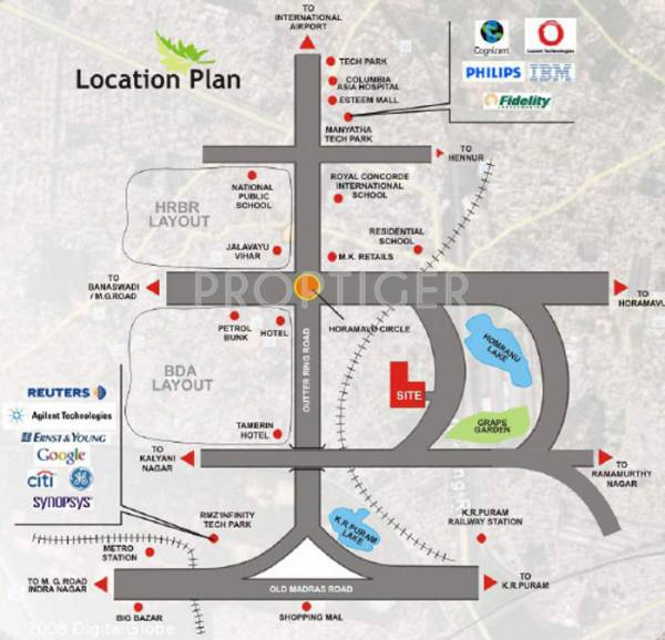 Images for Location Plan of PROPZONE Harsha Landmark