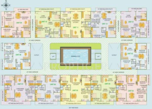 Images for Cluster Plan of Elegant Builders Elite Images for Cluster Plan of Elegant Builders Elite