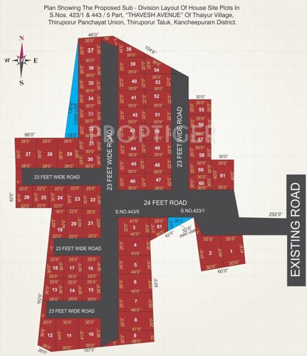 Images for Layout Plan of  Thavesh Avenue