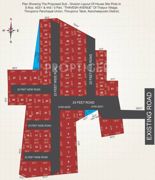 Images for Layout Plan of  Thavesh Avenue