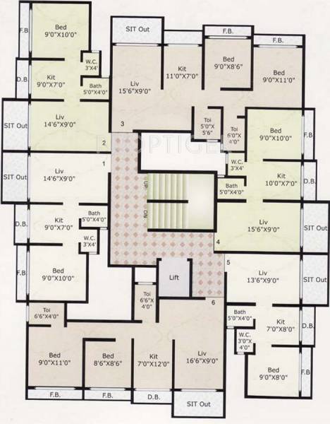 Images for Cluster Plan of Nine Global Arcade