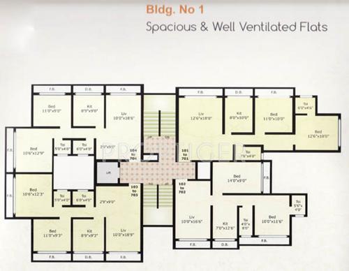 Images for Cluster Plan of Nine Global Heights