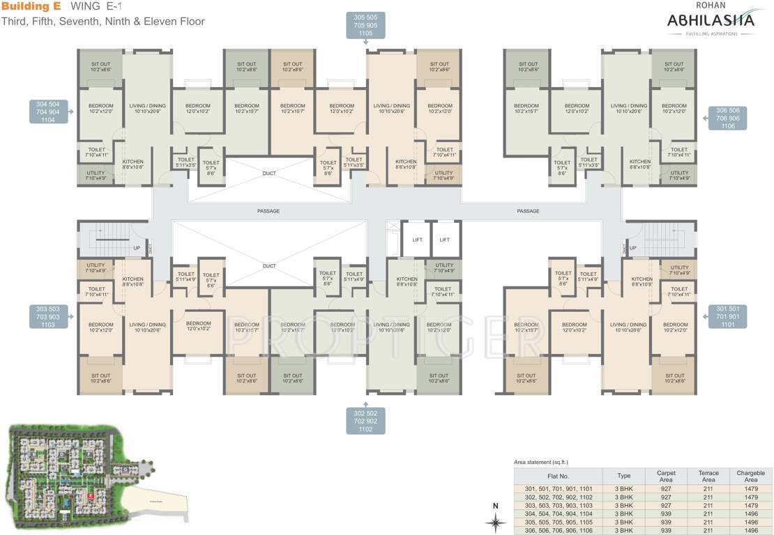 abhilasha Images for Cluster Plan of Rohan Abhilasha