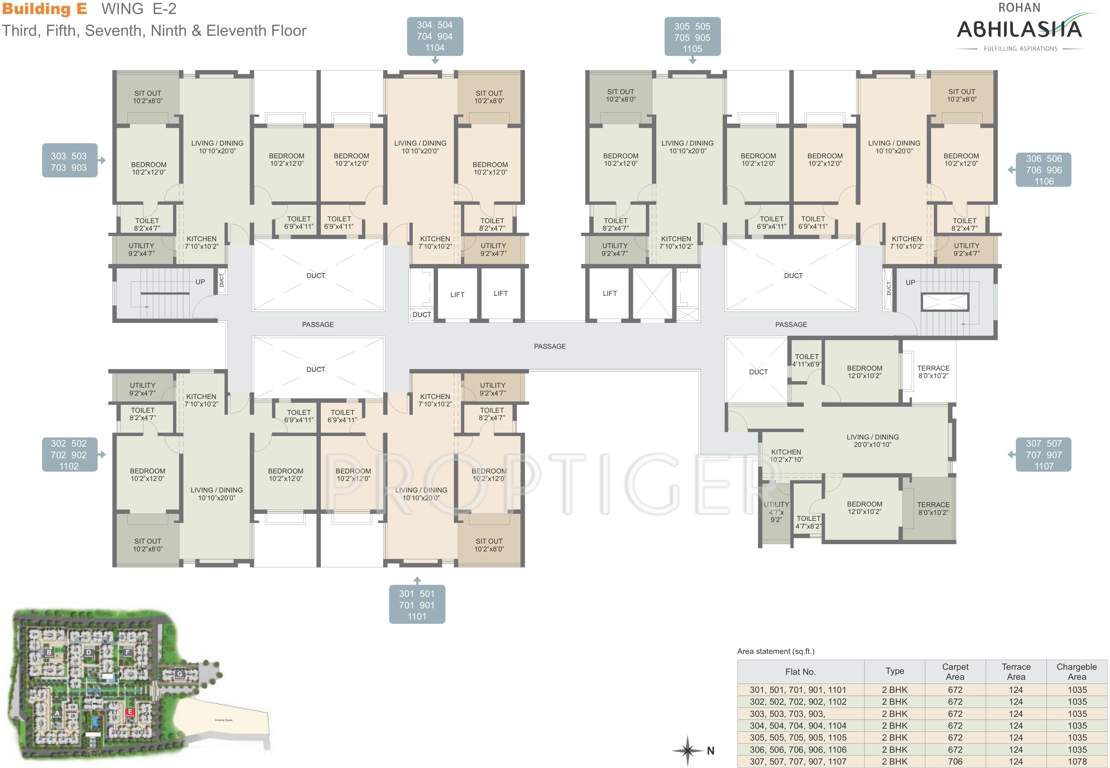 abhilasha Images for Cluster Plan of Rohan Abhilasha