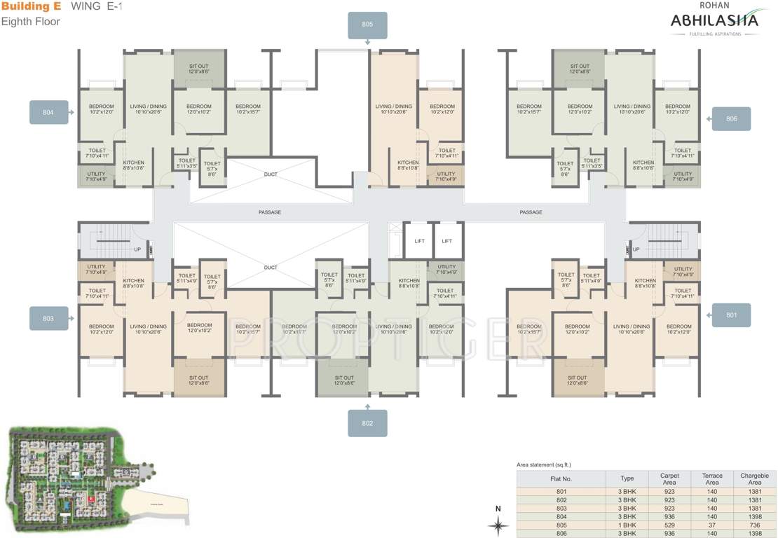 abhilasha Images for Cluster Plan of Rohan Abhilasha
