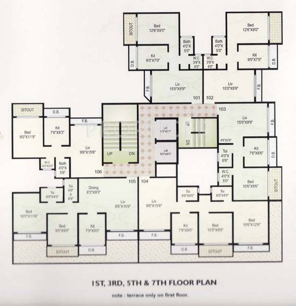 Images for Cluster Plan of Nine Realcon Infra Sundaram Plaza