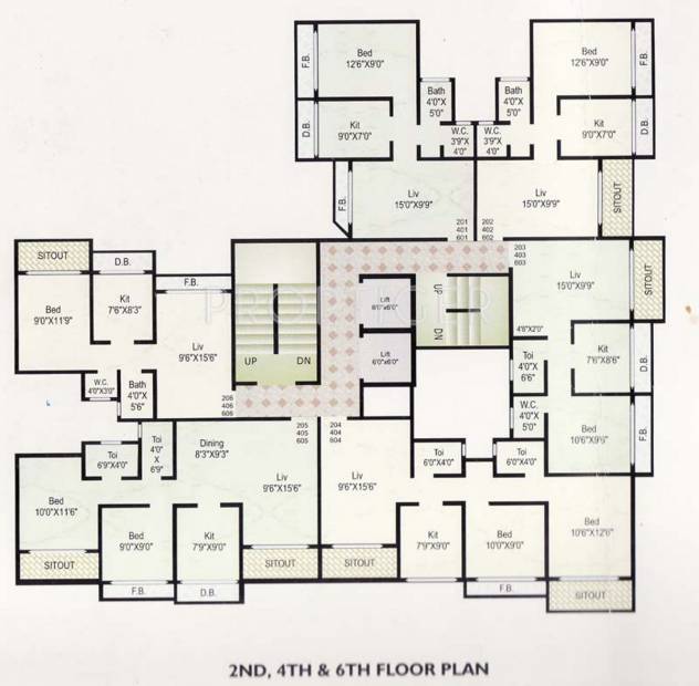 Images for Cluster Plan of Nine Realcon Infra Sundaram Plaza