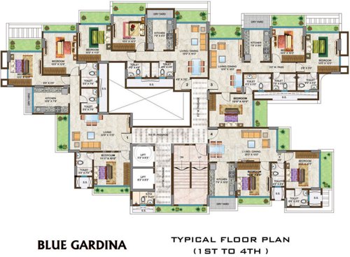 Images for Cluster Plan of Options Blue Gardina