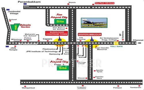 Images for Location Plan of Madras New Airport City Phase 2