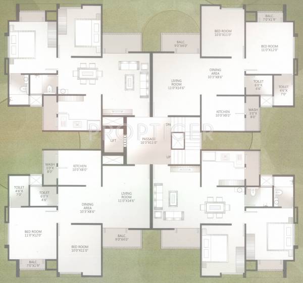Images for Cluster Plan of  Park Woods