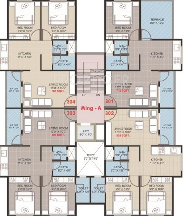 Images for Cluster Plan of Ozone Bishnoi Residency