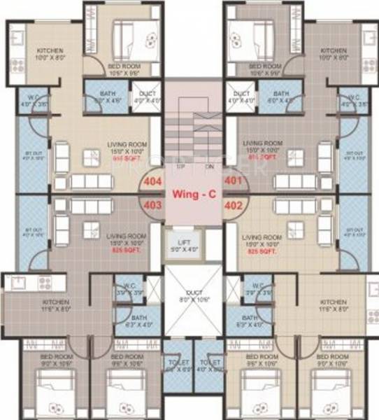 Images for Cluster Plan of Ozone Bishnoi Residency
