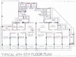 kamat-construction-pvt-ltd la-campala-complex Block A Cluster Plan from 4th to 5th Floor