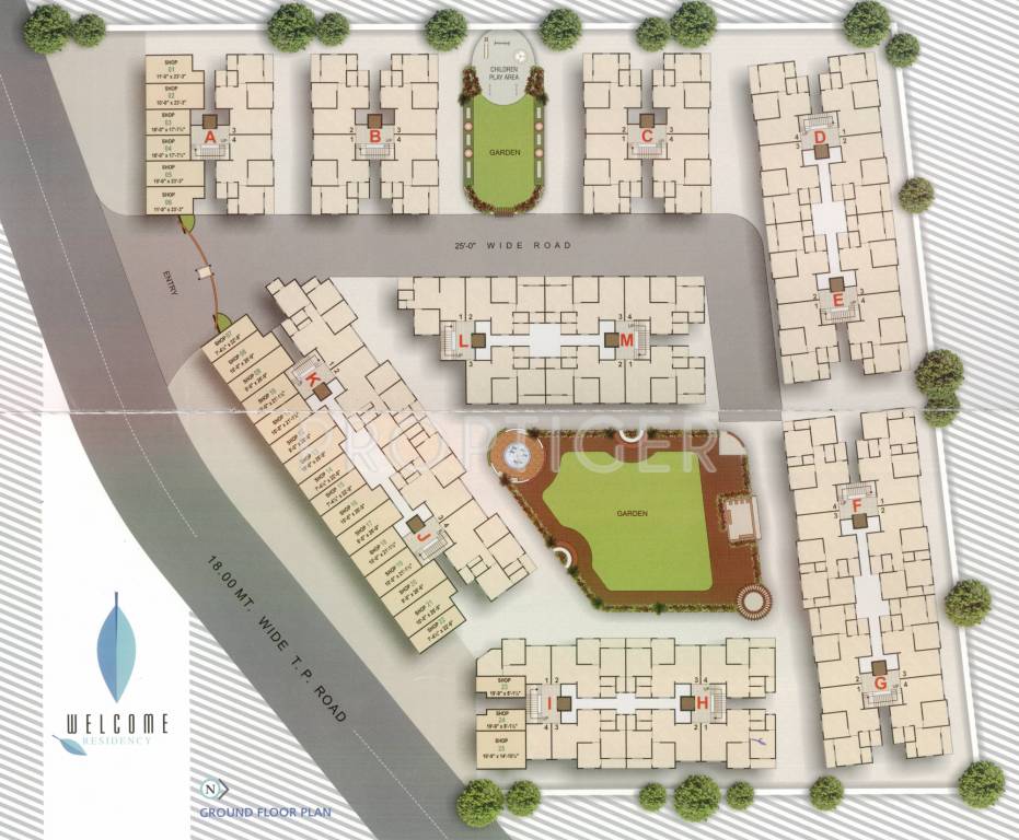 residency Layout Plan