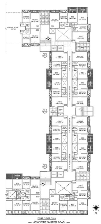  heights Wing D Cluster Plan