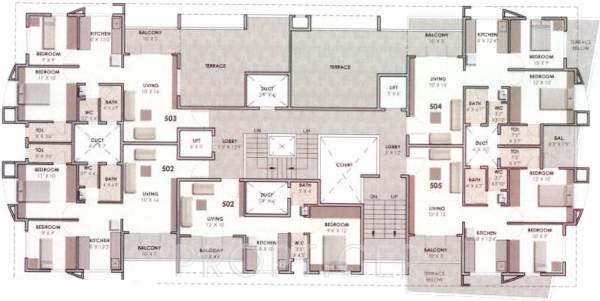 Images for Cluster Plan of Classic Tulip Tower