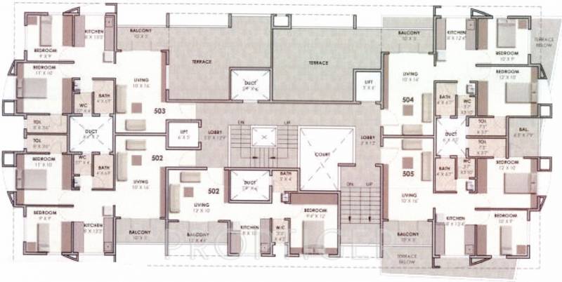 Images for Cluster Plan of Classic Tulip Tower