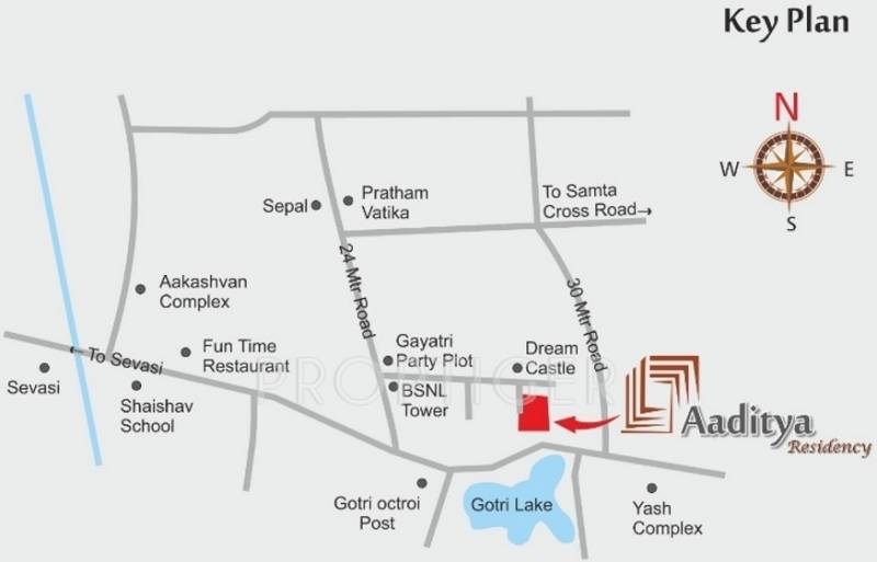 Images for Location Plan of Aaditya Residency