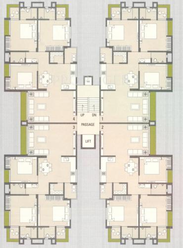 Images for Cluster Plan of Abhishek Sanctum Homes