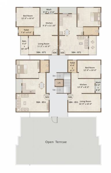 Images for Cluster Plan of Shiv Kashidham Residency Apartment Images for Cluster Plan of Shiv Kashidham Residency Apartment