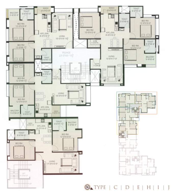 Images for Cluster Plan of Vasupujya 15 Pavilions