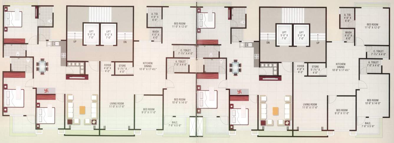  pal residency Images for Cluster Plan of Pal Developers Pal Residency