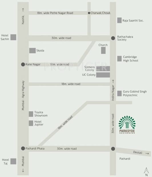 Images for Location Plan of Jaikumar Parksyde Residences