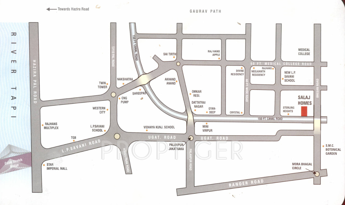 Images for Location Plan of Sarthak Salaj Homes
