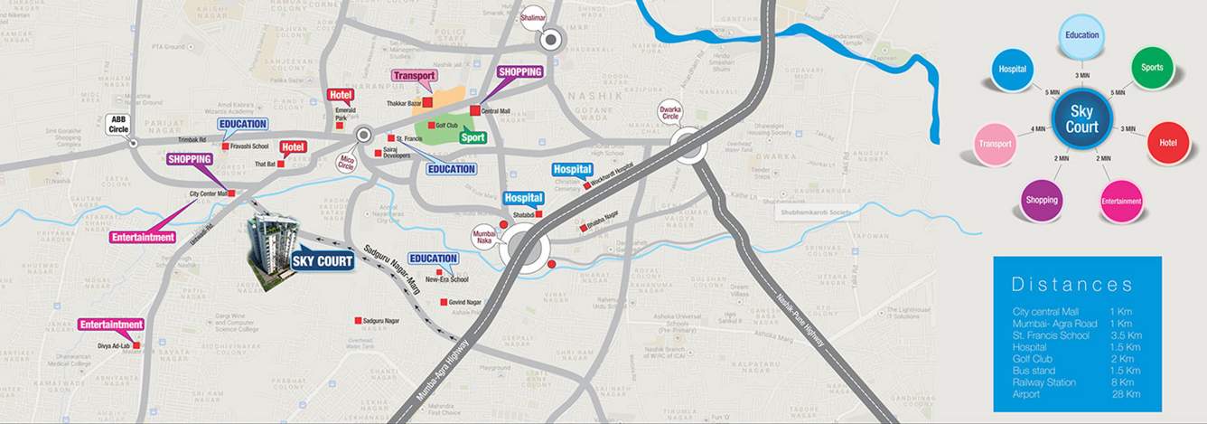 sky court apartments Images for Location Plan of Sairaj Sky Court Apartments